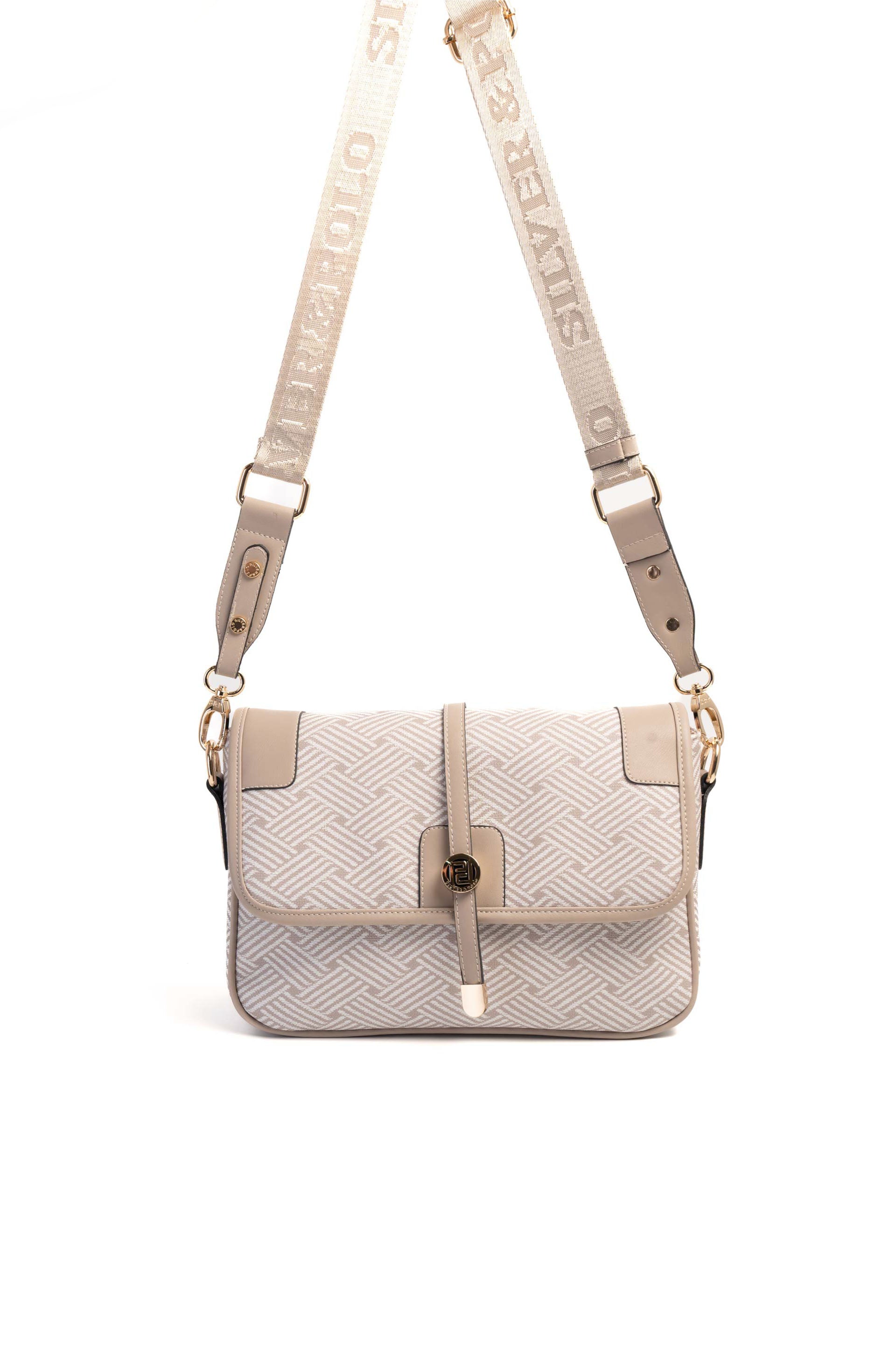 Silver & Polo Bej - Kum SP1182 Kadın Çapraz Çanta