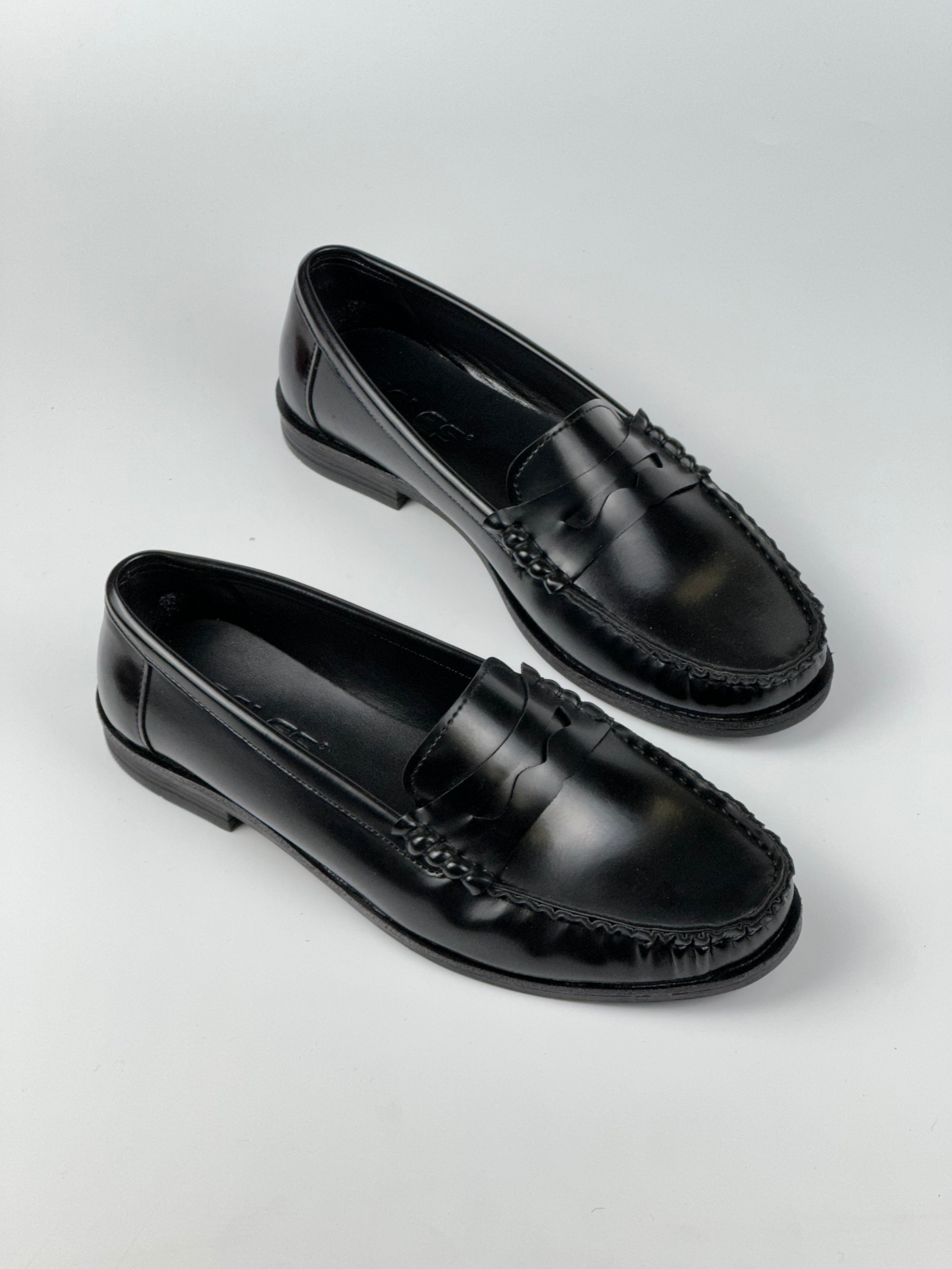 Classic Noir Deri Loafer