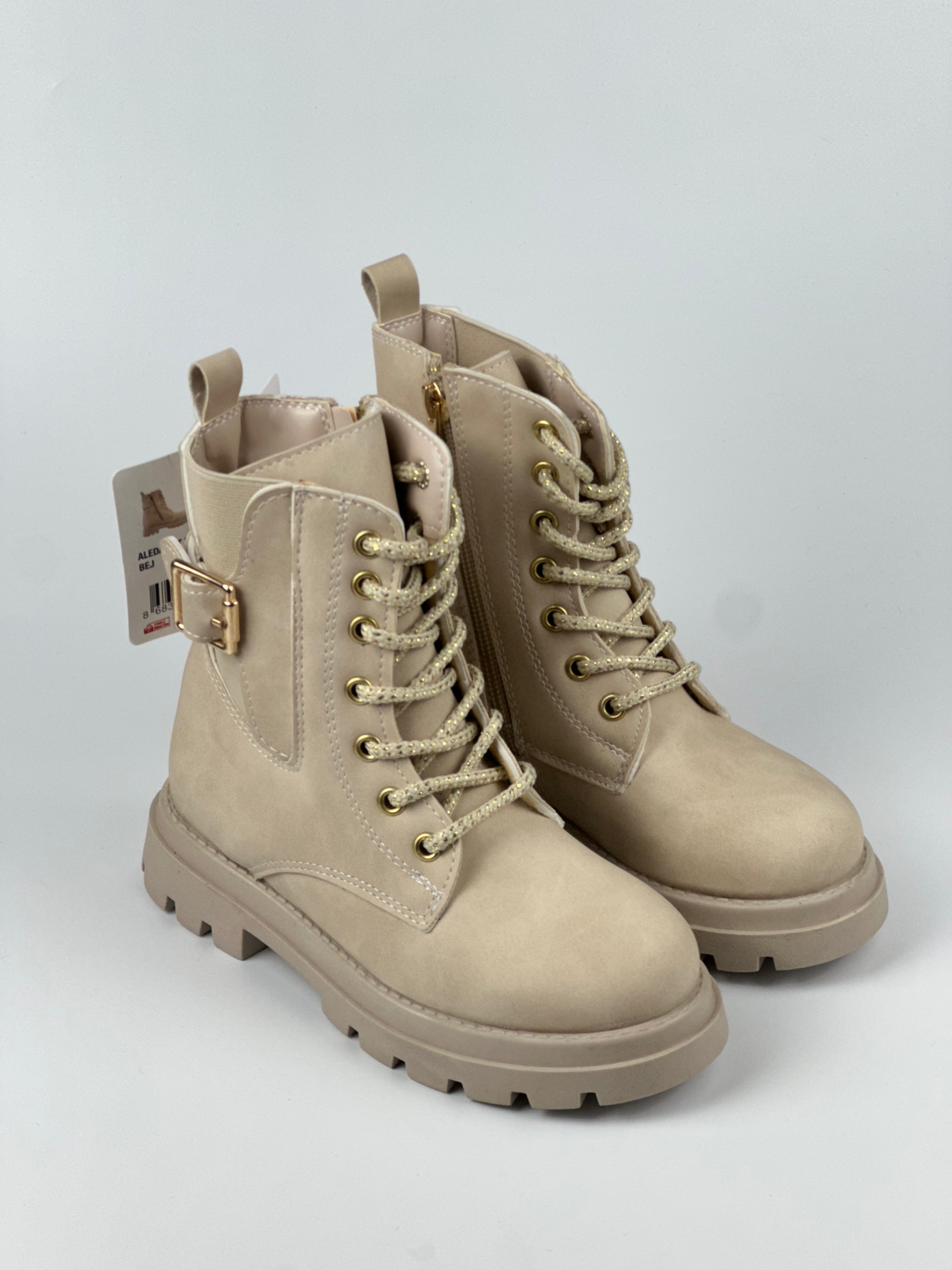 BlackRock Kids – Toka Detaylı Siyah Çocuk Bot