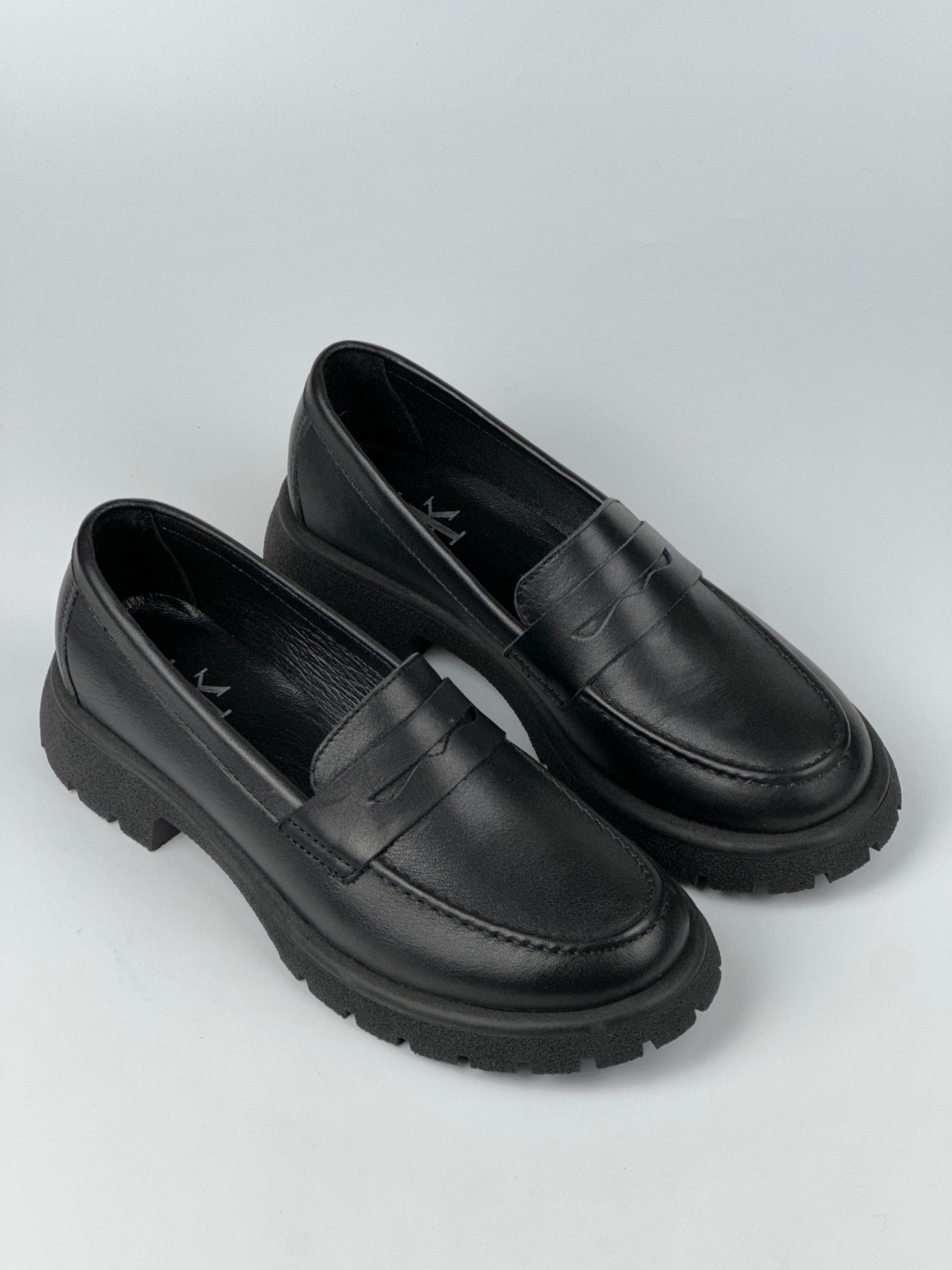 UrbanFlex HAKİKİ DERİ Kalın Taban Kadın Loafer