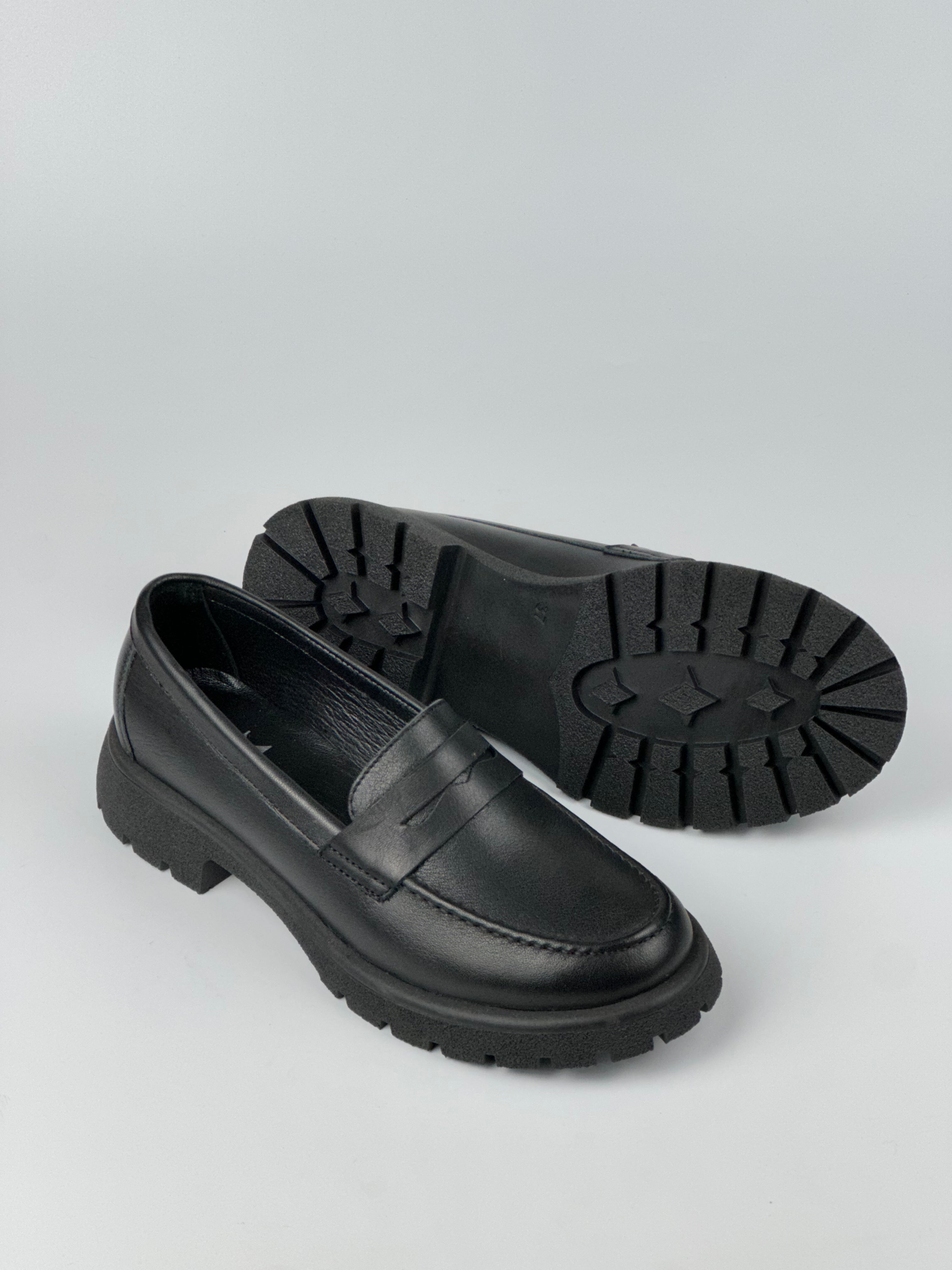 UrbanFlex HAKİKİ DERİ Kalın Taban Kadın Loafer