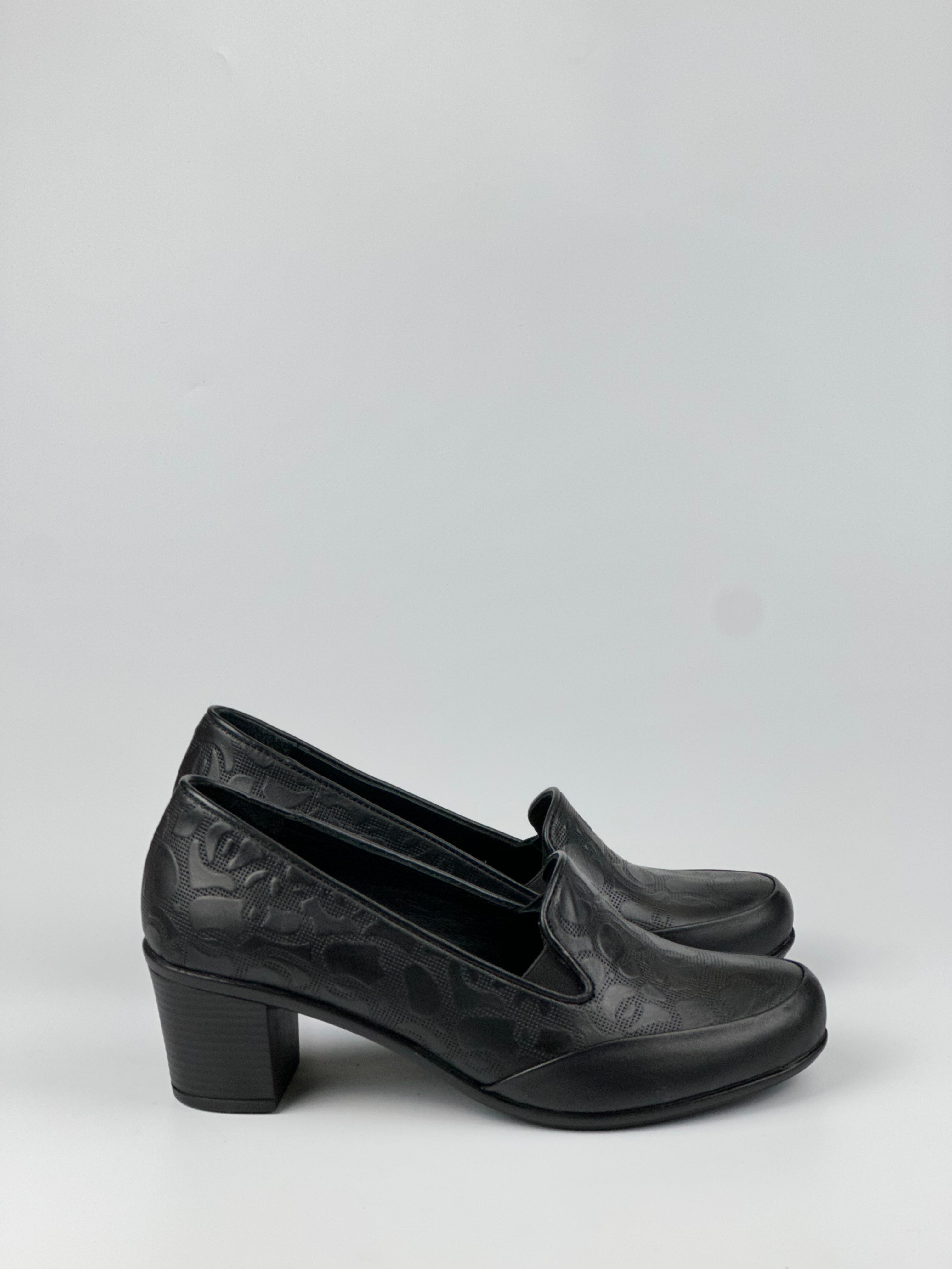 Soft Desenli HAKİKİ DERİ Topuklu Kadın Loafer