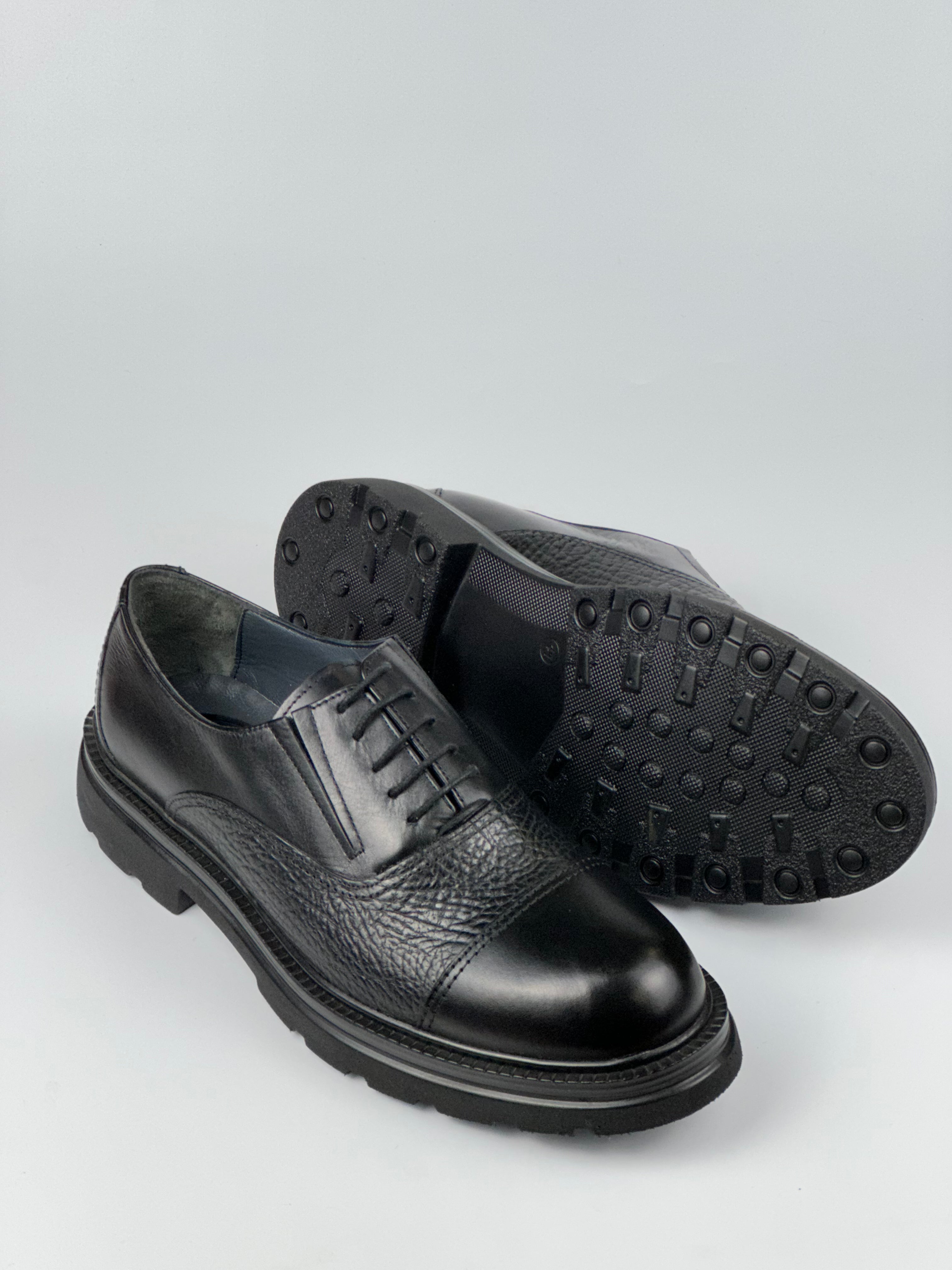 Oxford Elite Hakiki Deri Siyah Erkek Ayakkabı