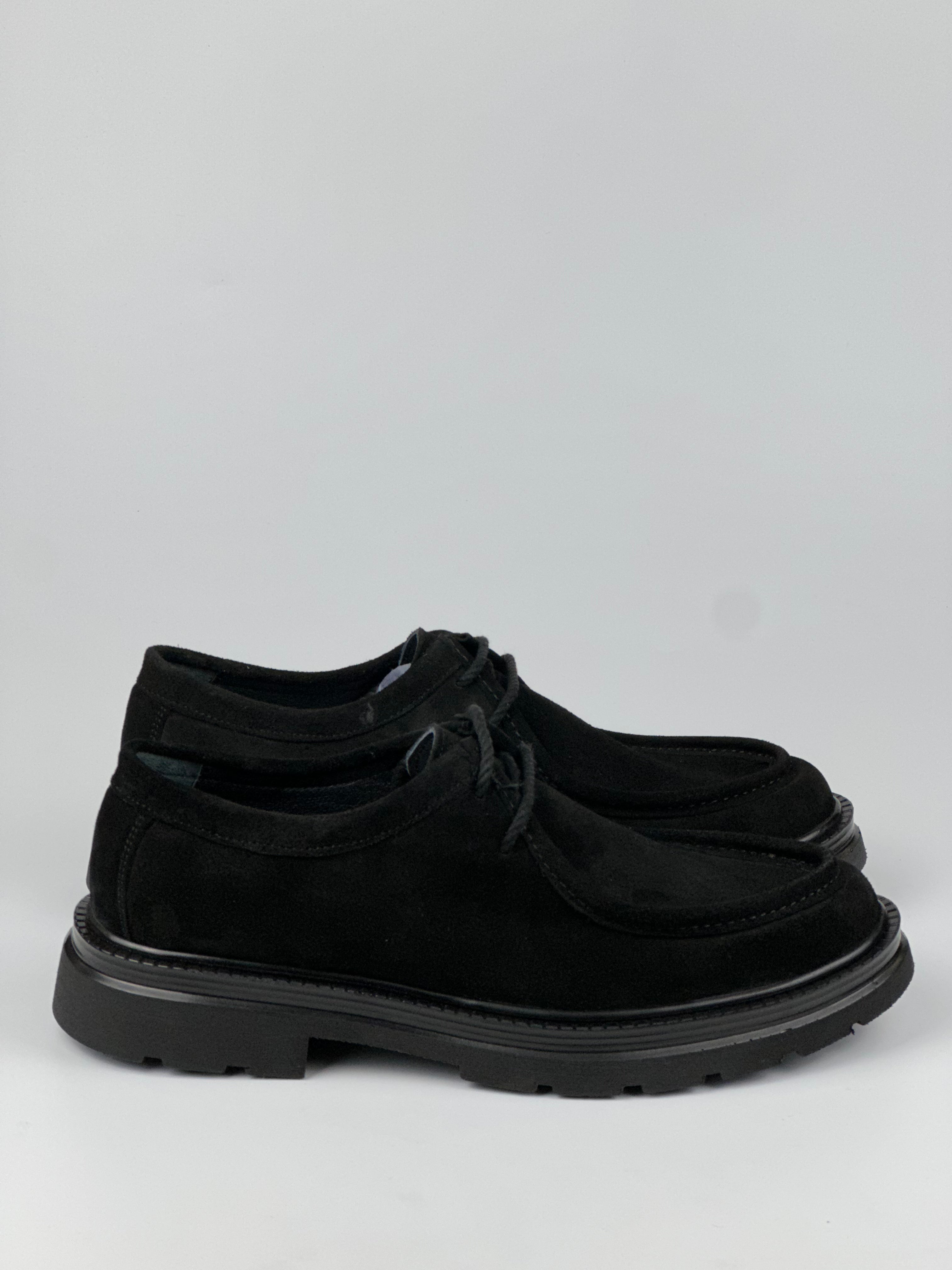 Oxford Suede Siyah Nubuk Erkek Ayakkabı