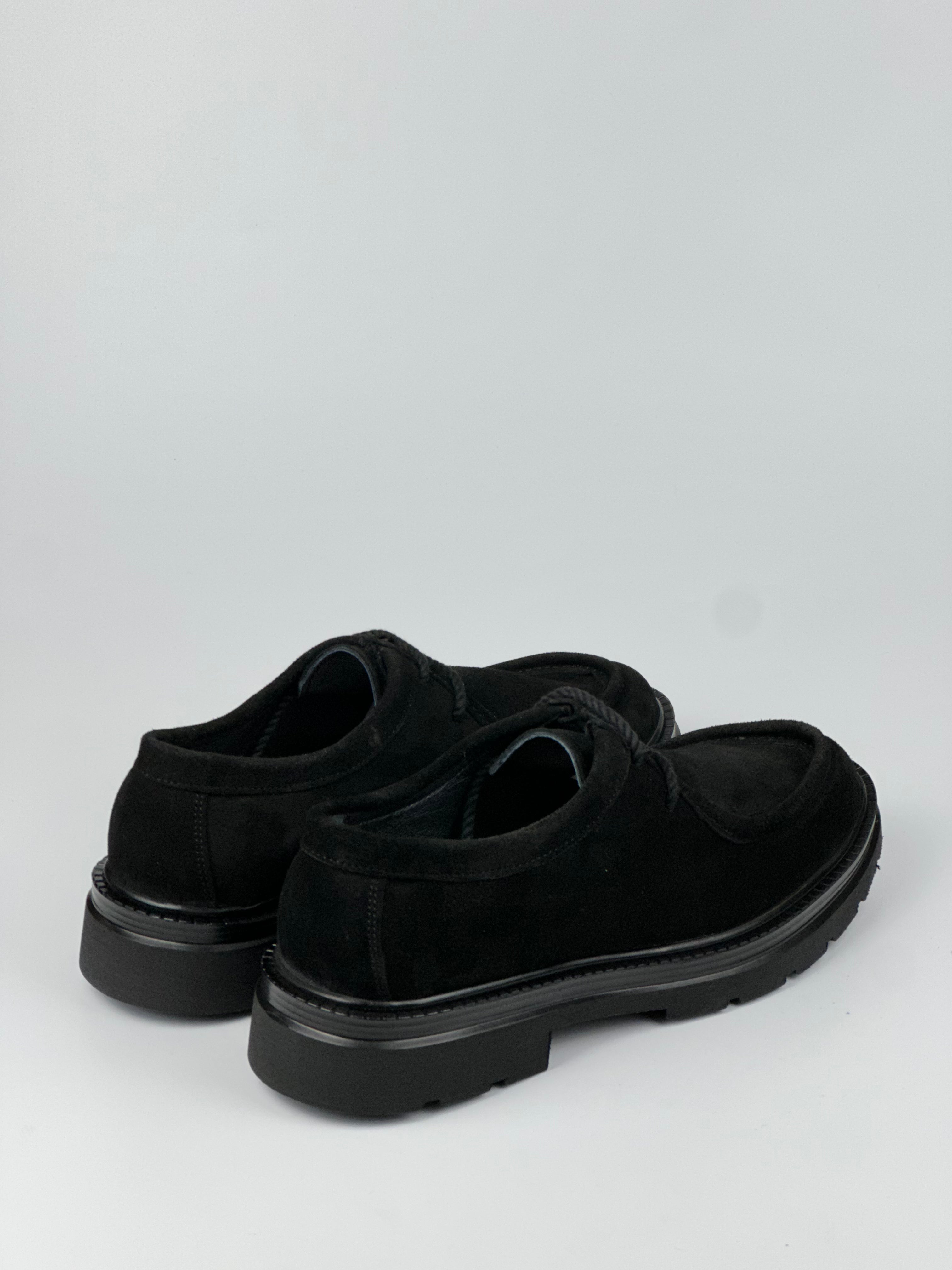 Oxford Suede Siyah Nubuk Erkek Ayakkabı