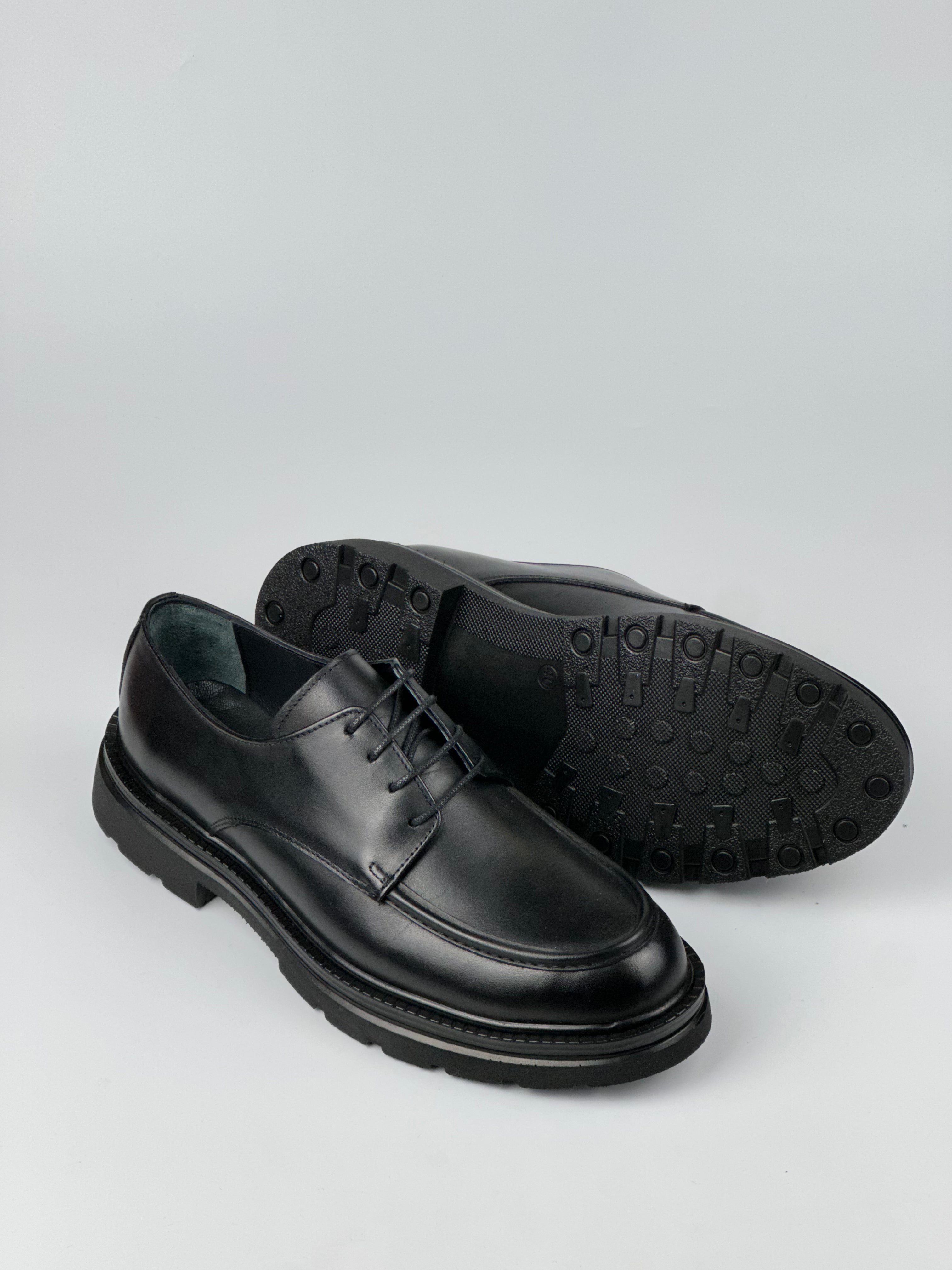 Oxford Core Hakiki Deri Siyah Erkek Ayakkabı