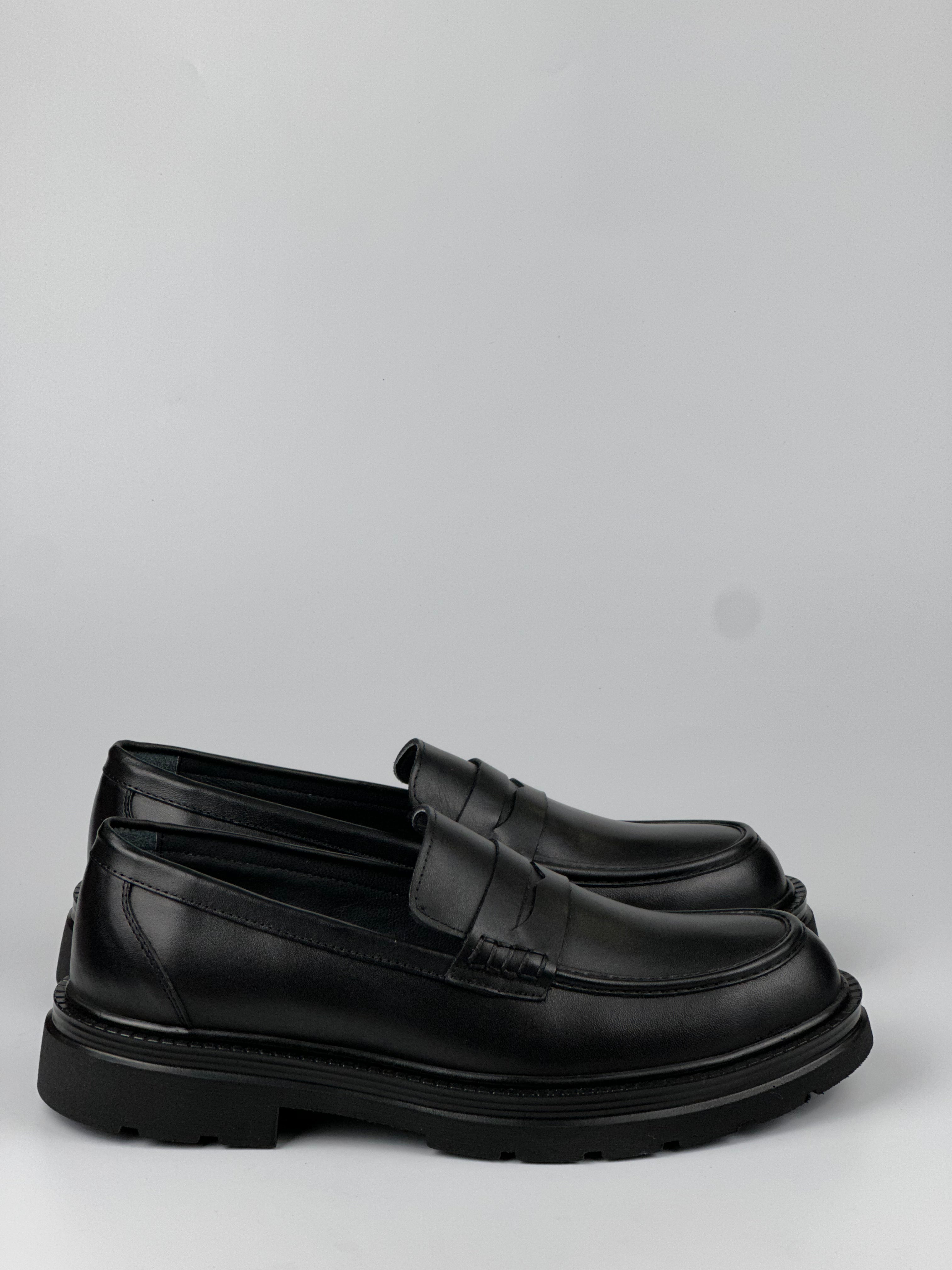 Milano Classic Hakiki Deri Siyah Erkek Loafer