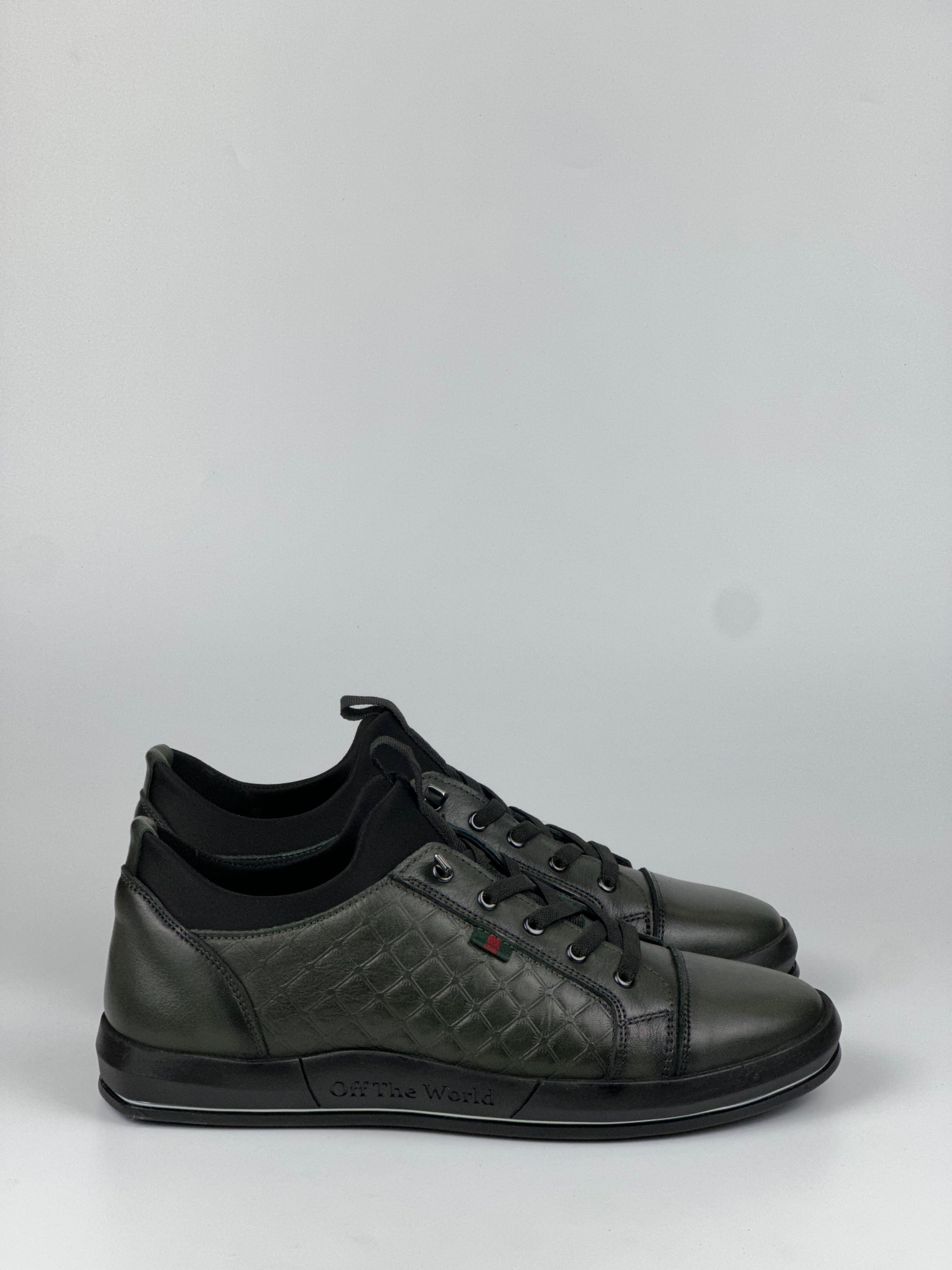 Voyager Siyah Deri Günlük Erkek Ayakkabı