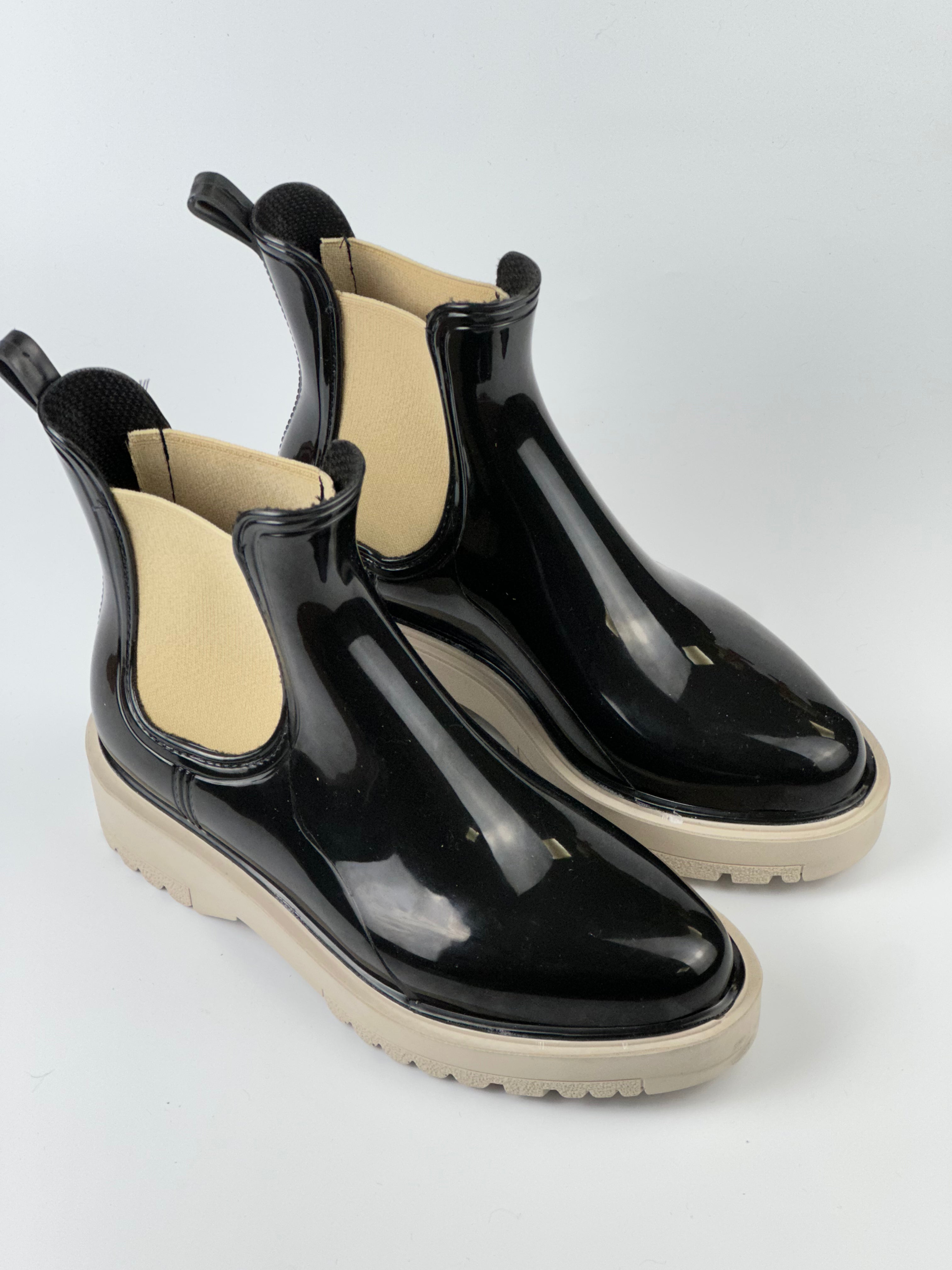 RainyGloss Kadın Parlak Su Geçirmez Yağmur Botu