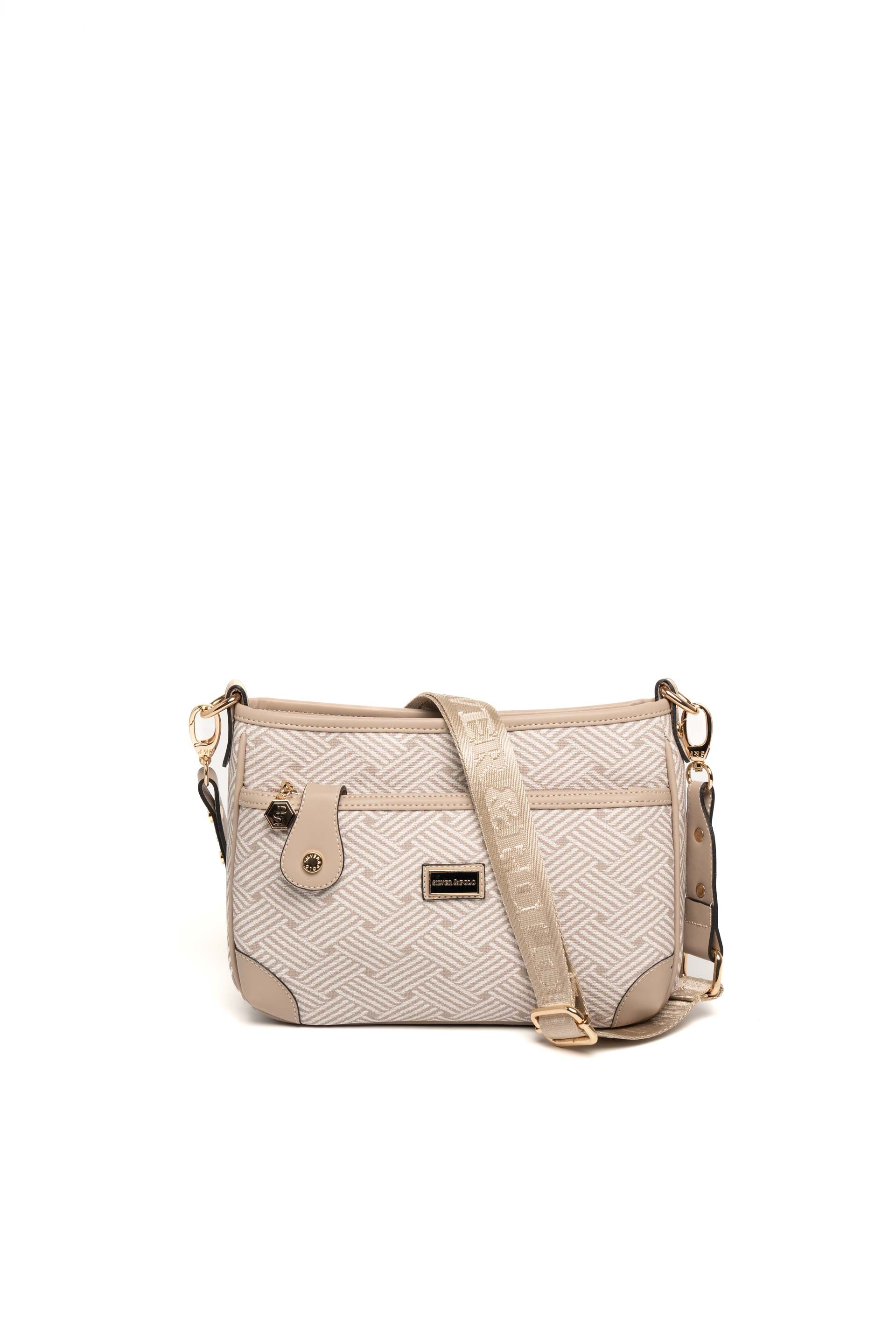 Silver & Polo Bej - Kum SP1160 Kadın Çapraz Çanta