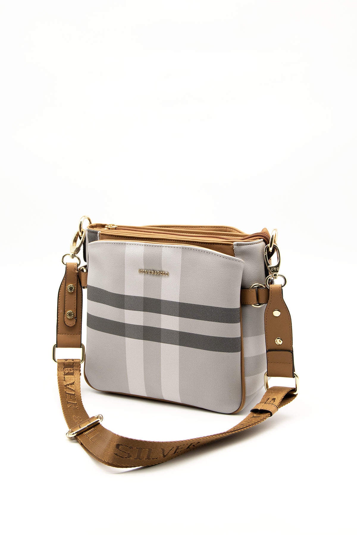 Silver & Polo Ekose  SP884 Kadın Çapraz Çanta