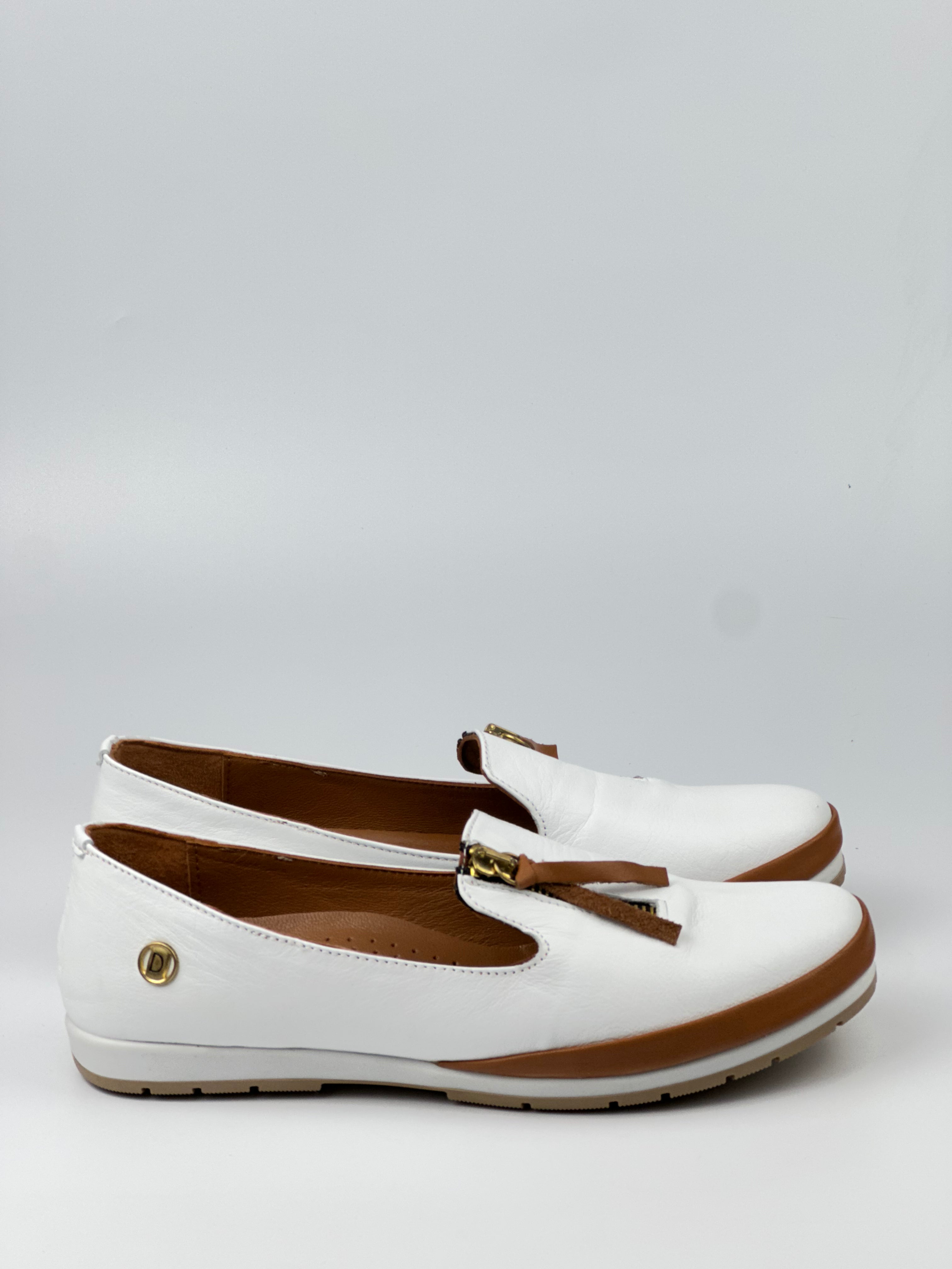 Fermuarlı Hakiki Deri Loafer