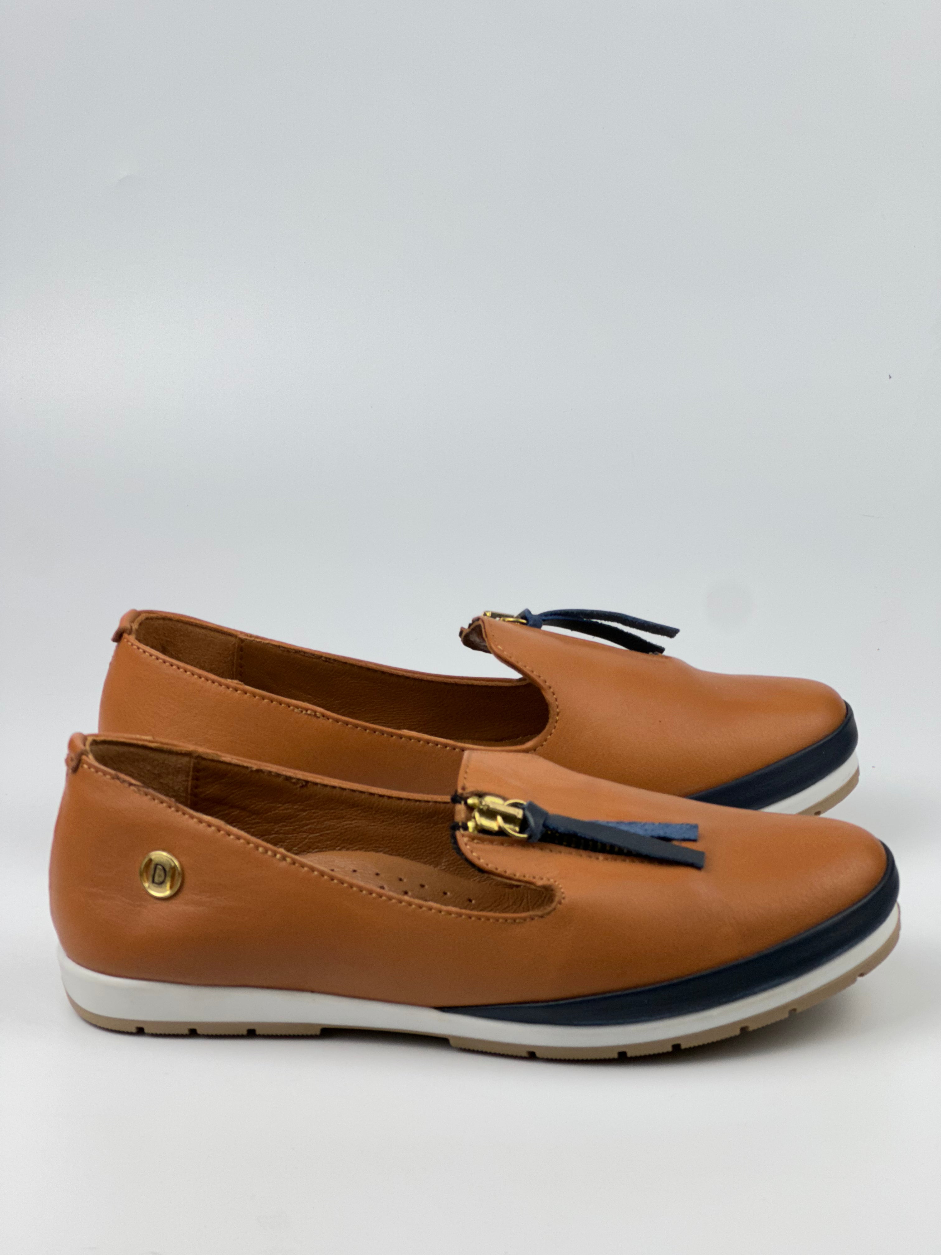 Fermuarlı Hakiki Deri Loafer
