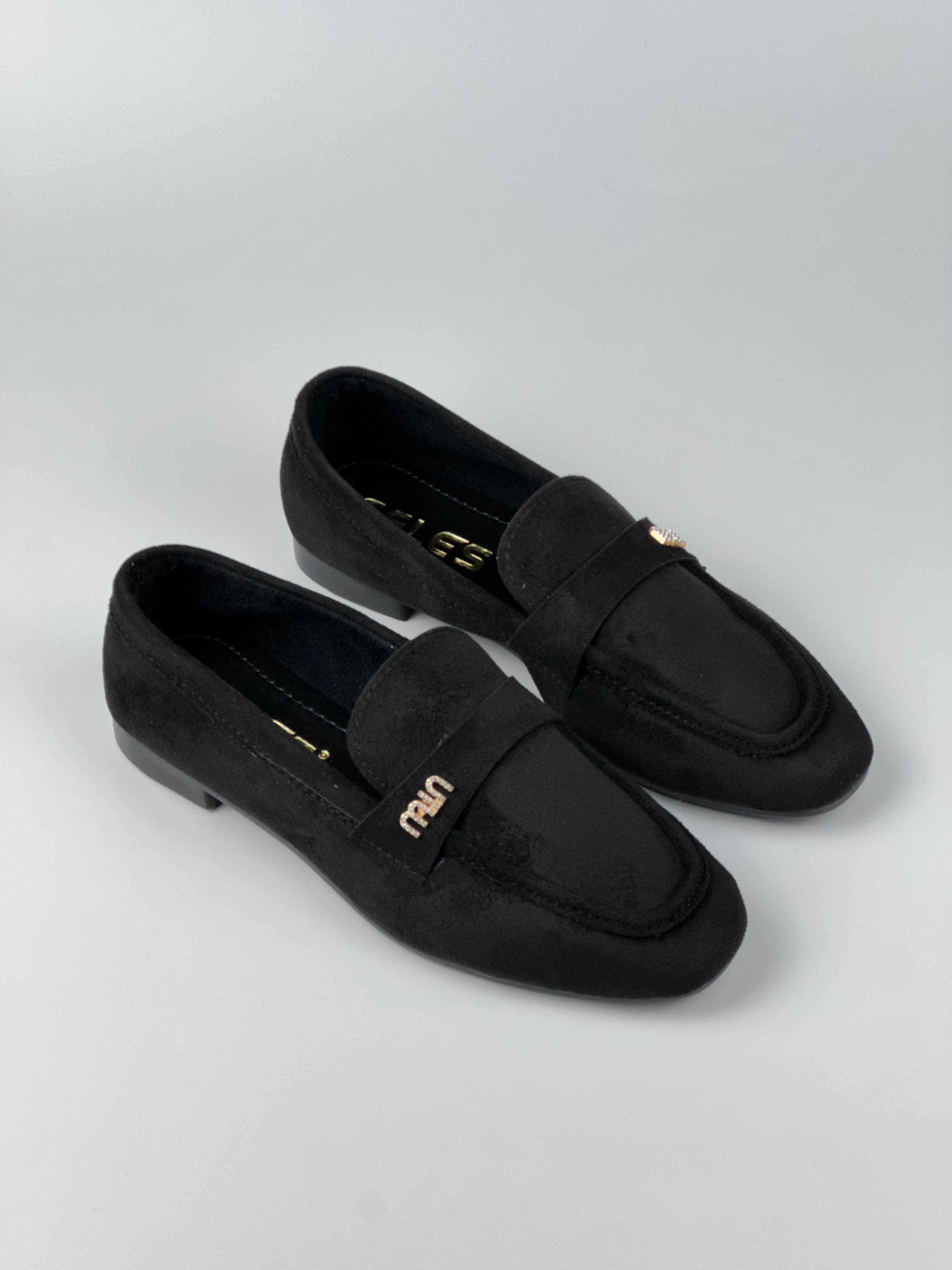 Noir Elegance Süet Loafer