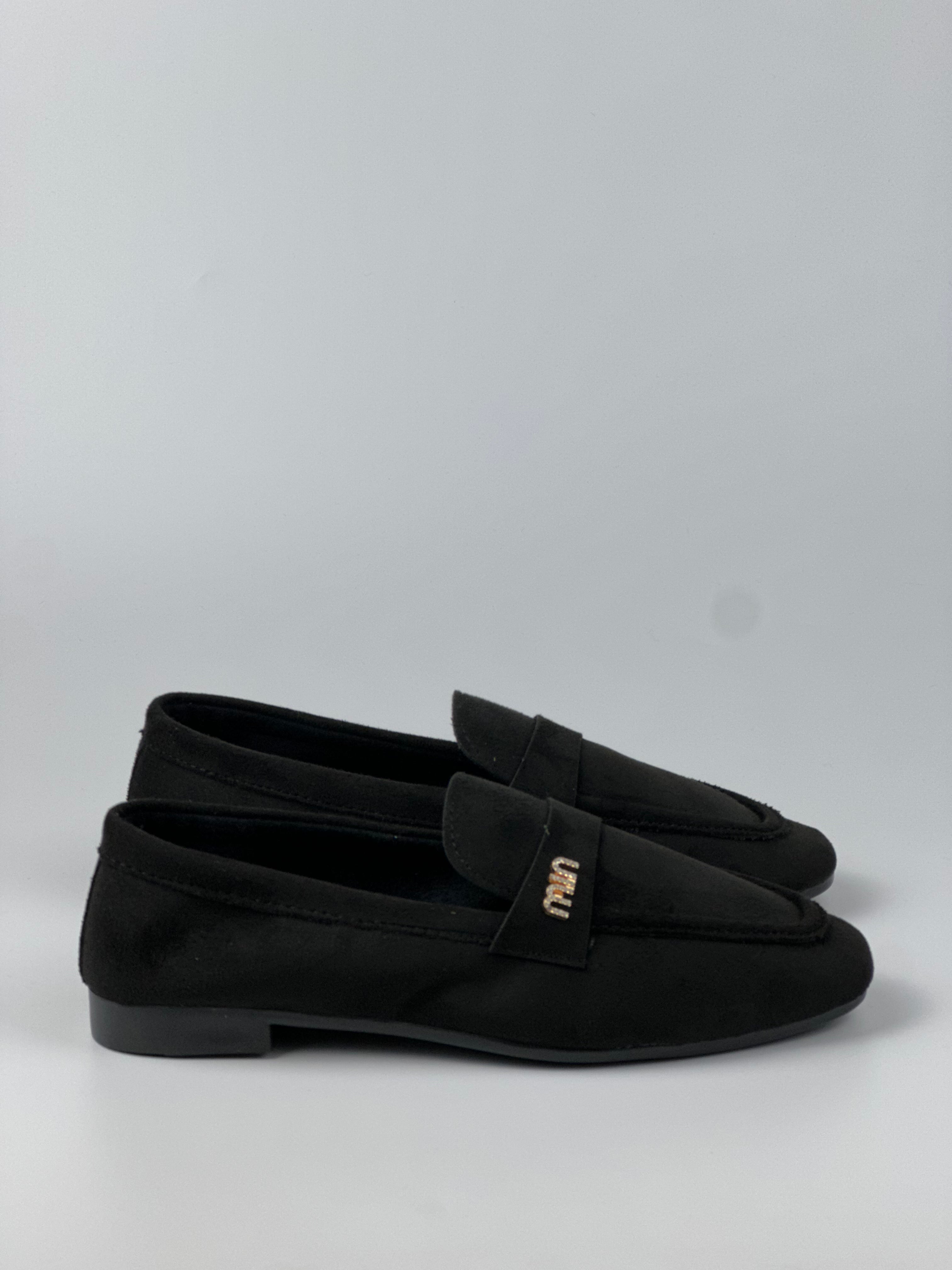 Noir Elegance Süet Loafer