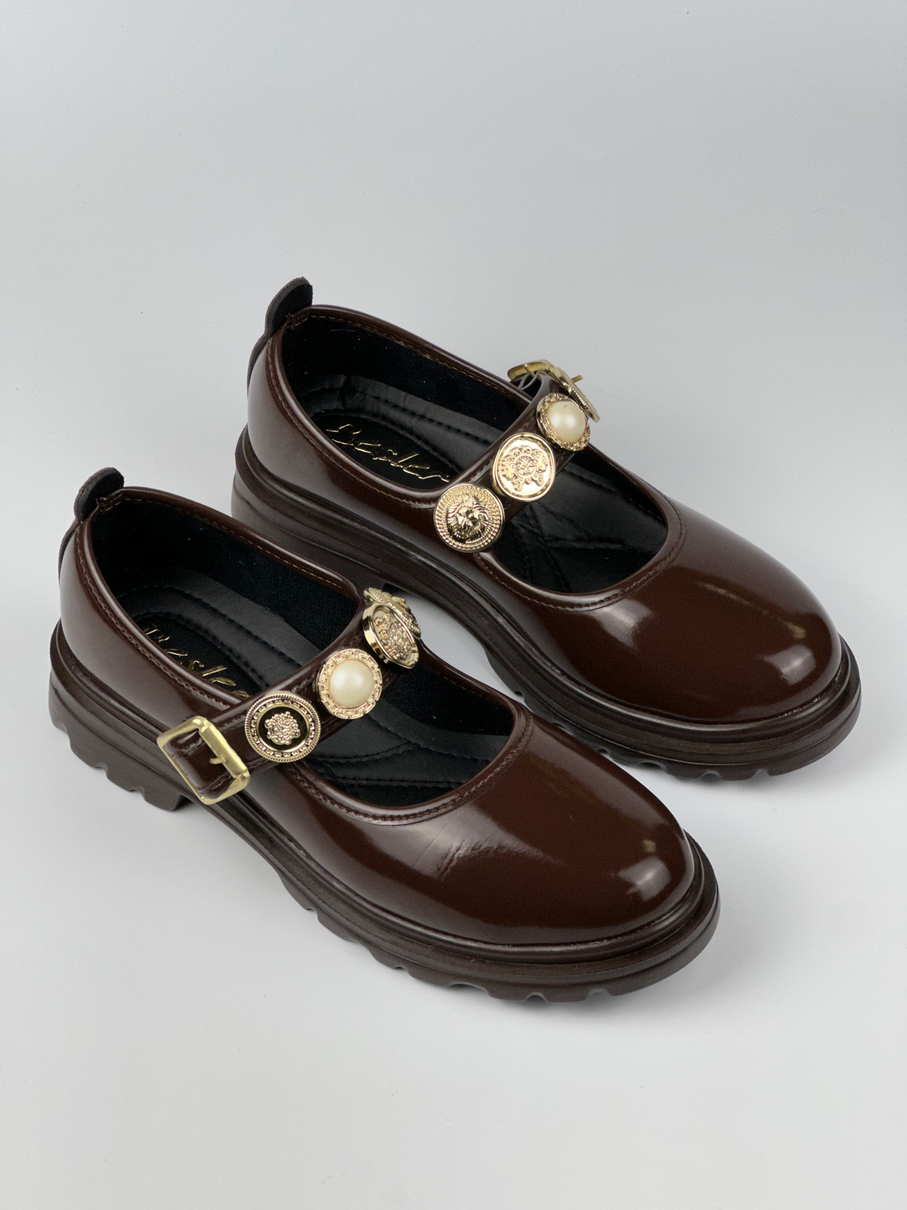 Royal Charm Taş ve İnci Detaylı Loafer