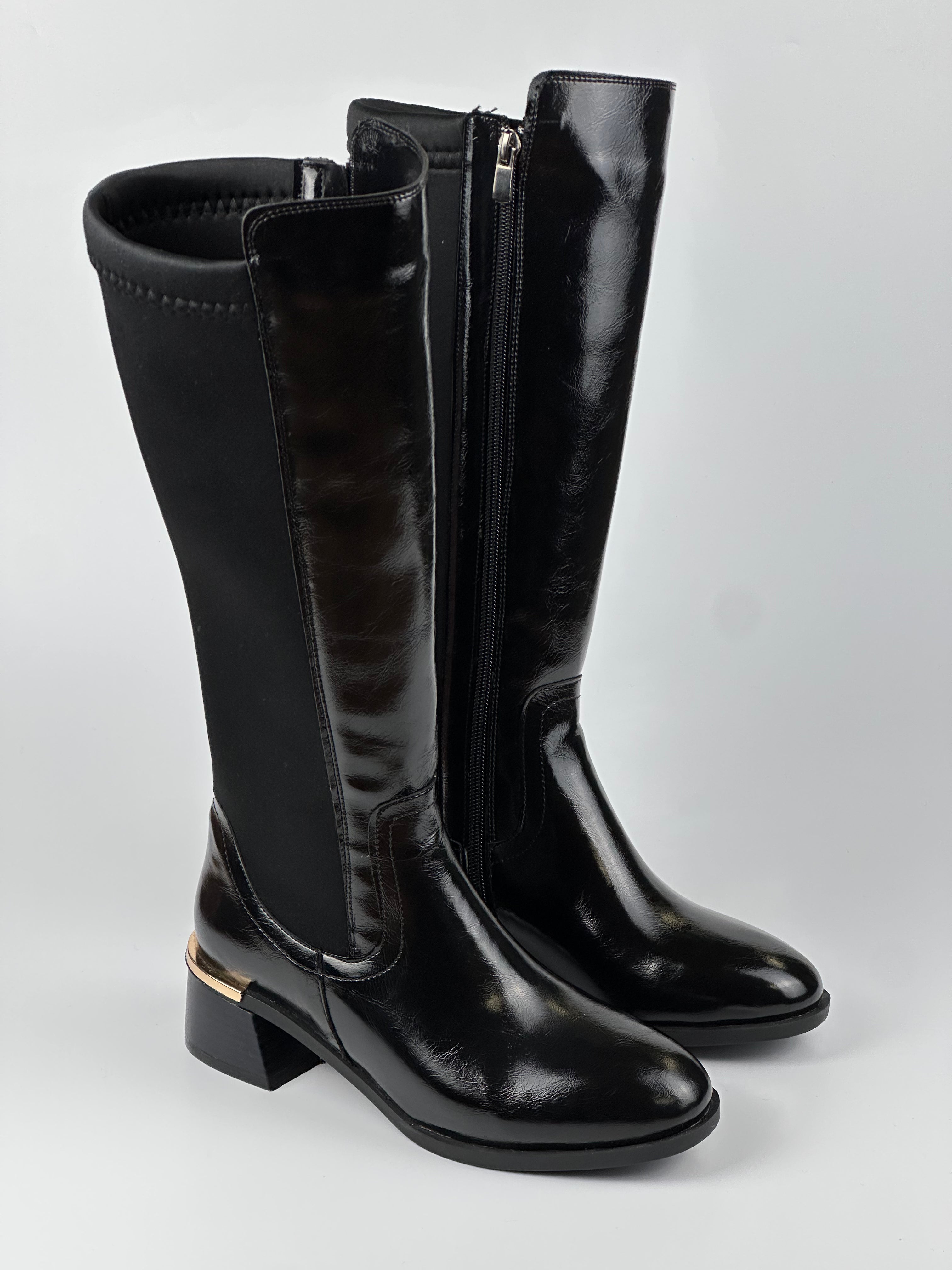 Nova Shine Topuk Detaylı Kadın Çizme