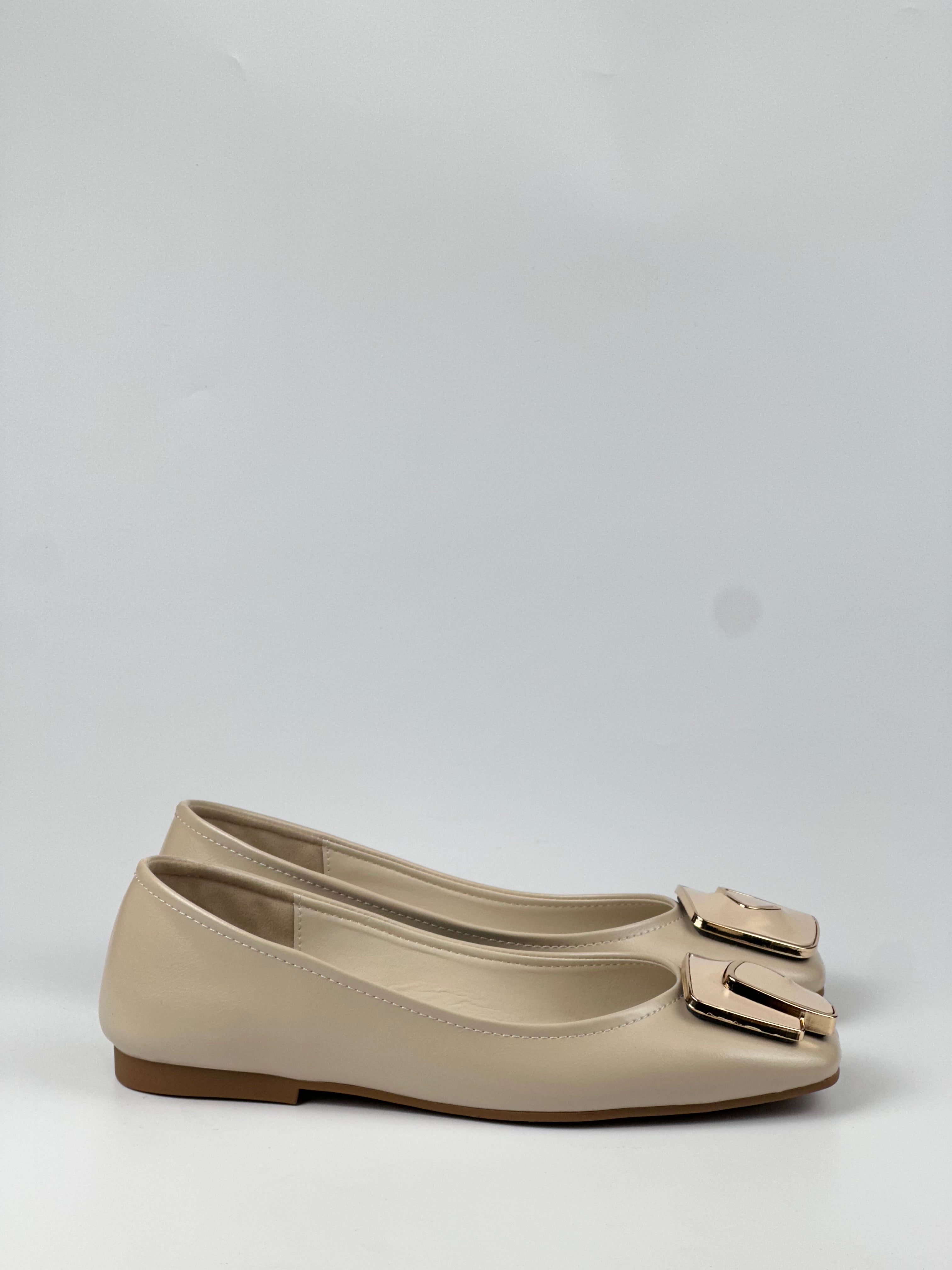 Classy Gold Tokalı Siyah Kadın Babet