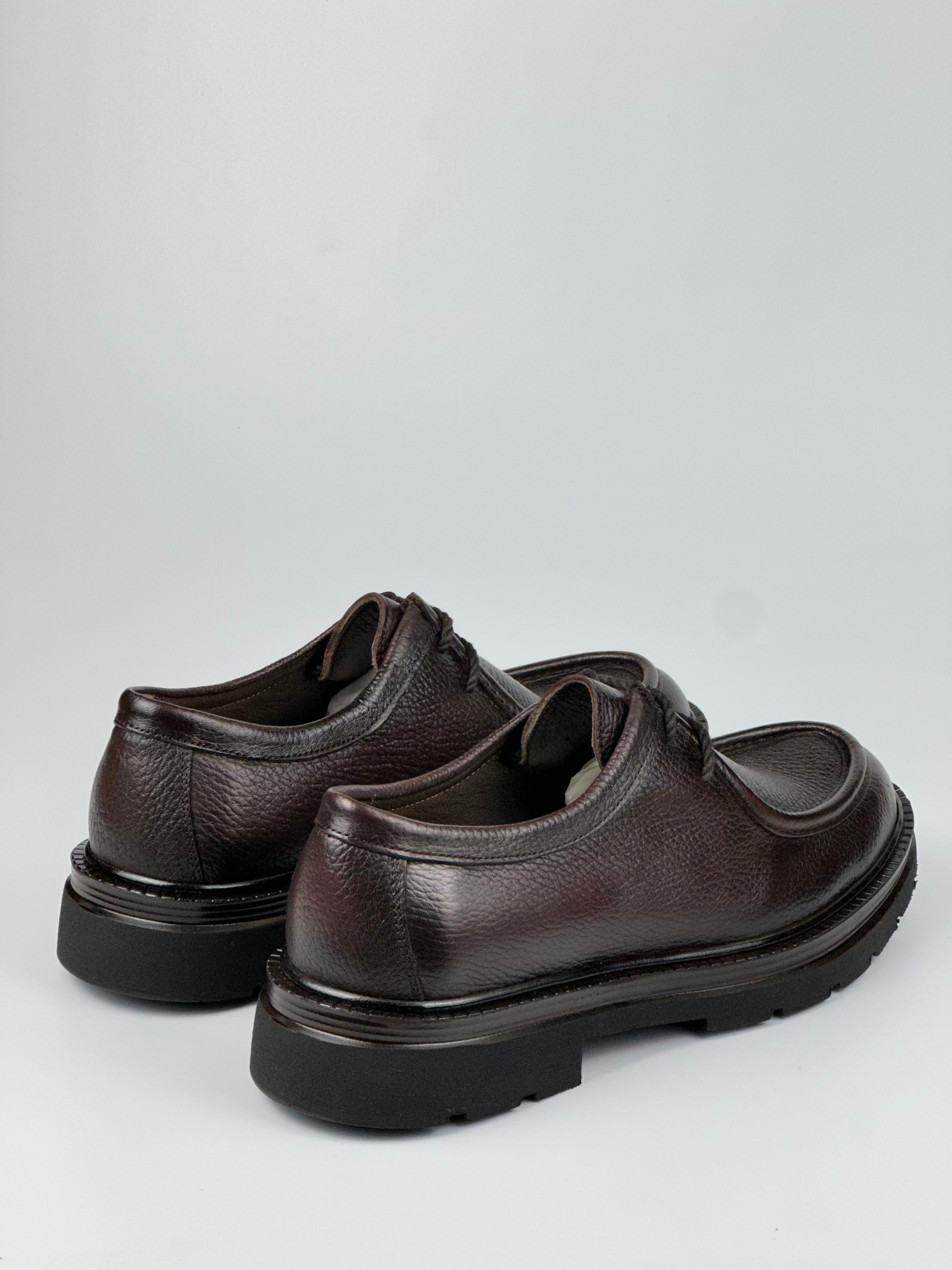 Oxford Prime Hakiki Deri Kahverengi Erkek Ayakkabı