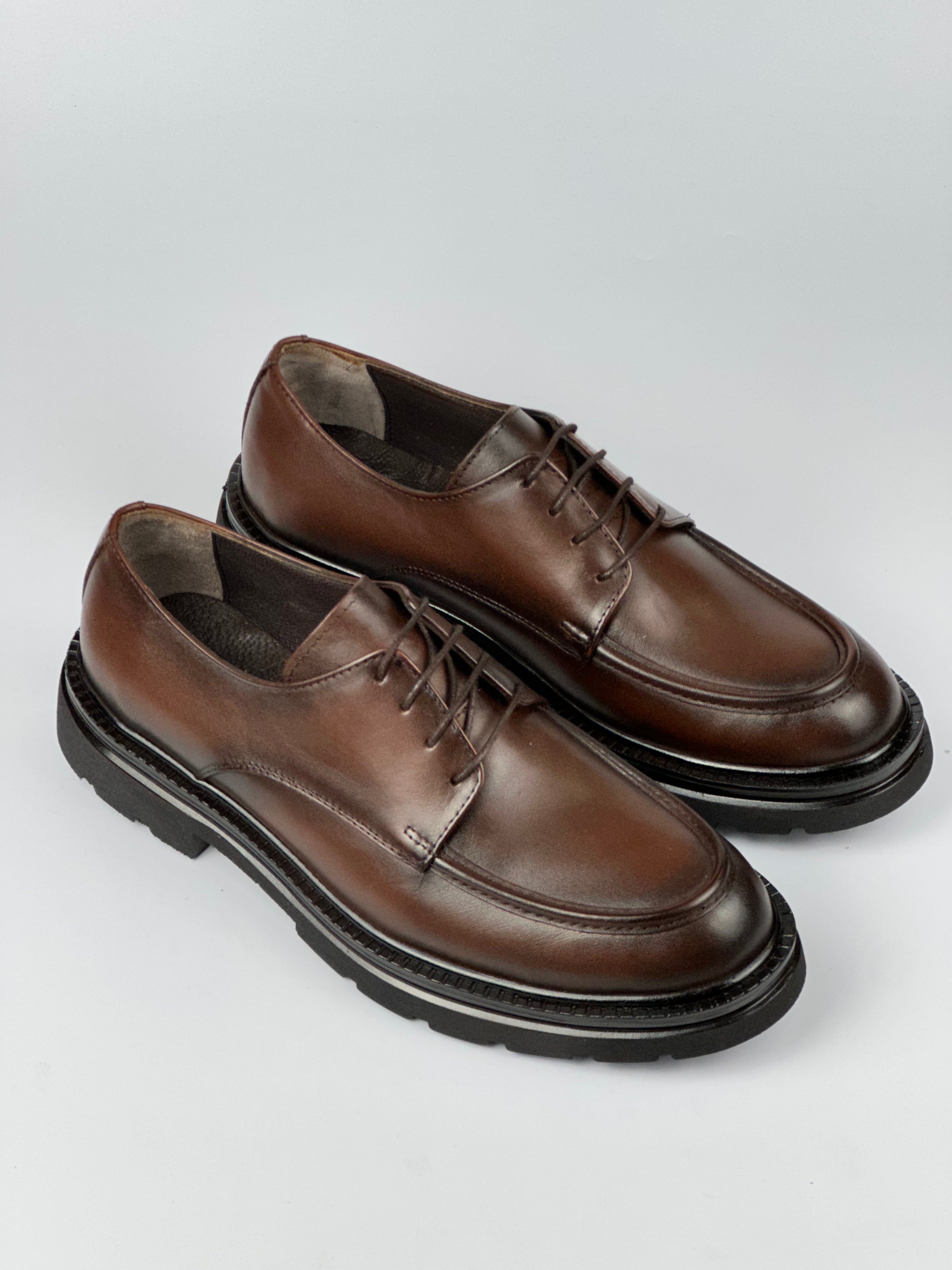 Oxford Core Hakiki Deri Siyah Erkek Ayakkabı