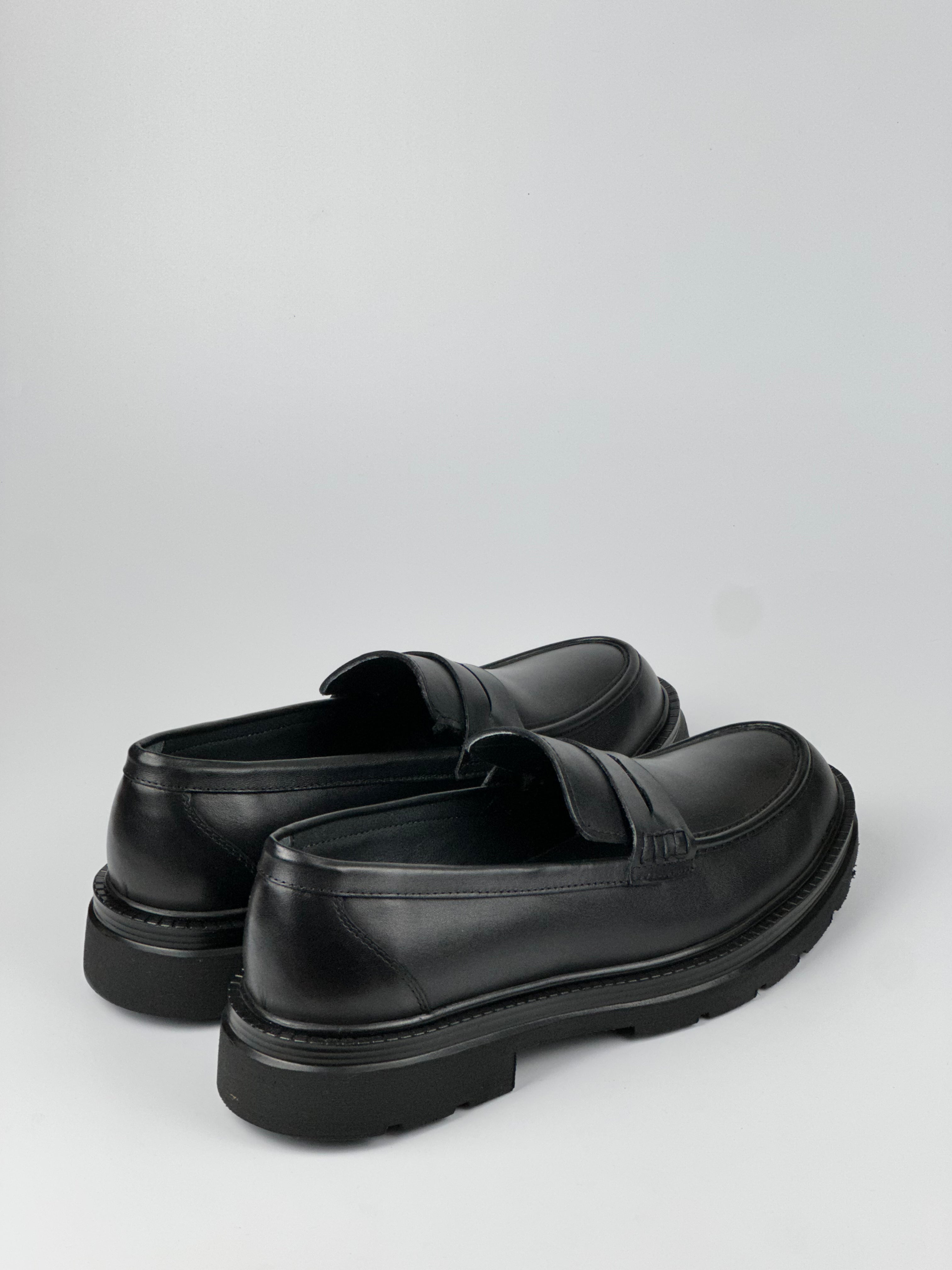 Milano Classic Hakiki Deri Siyah Erkek Loafer