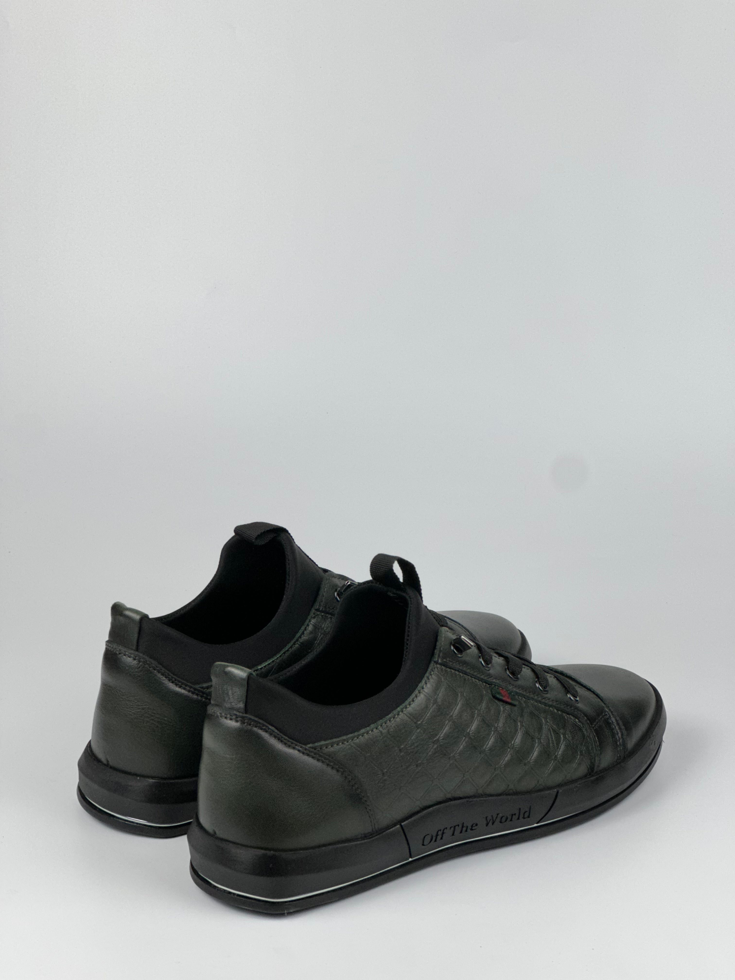 Voyager Siyah Deri Günlük Erkek Ayakkabı