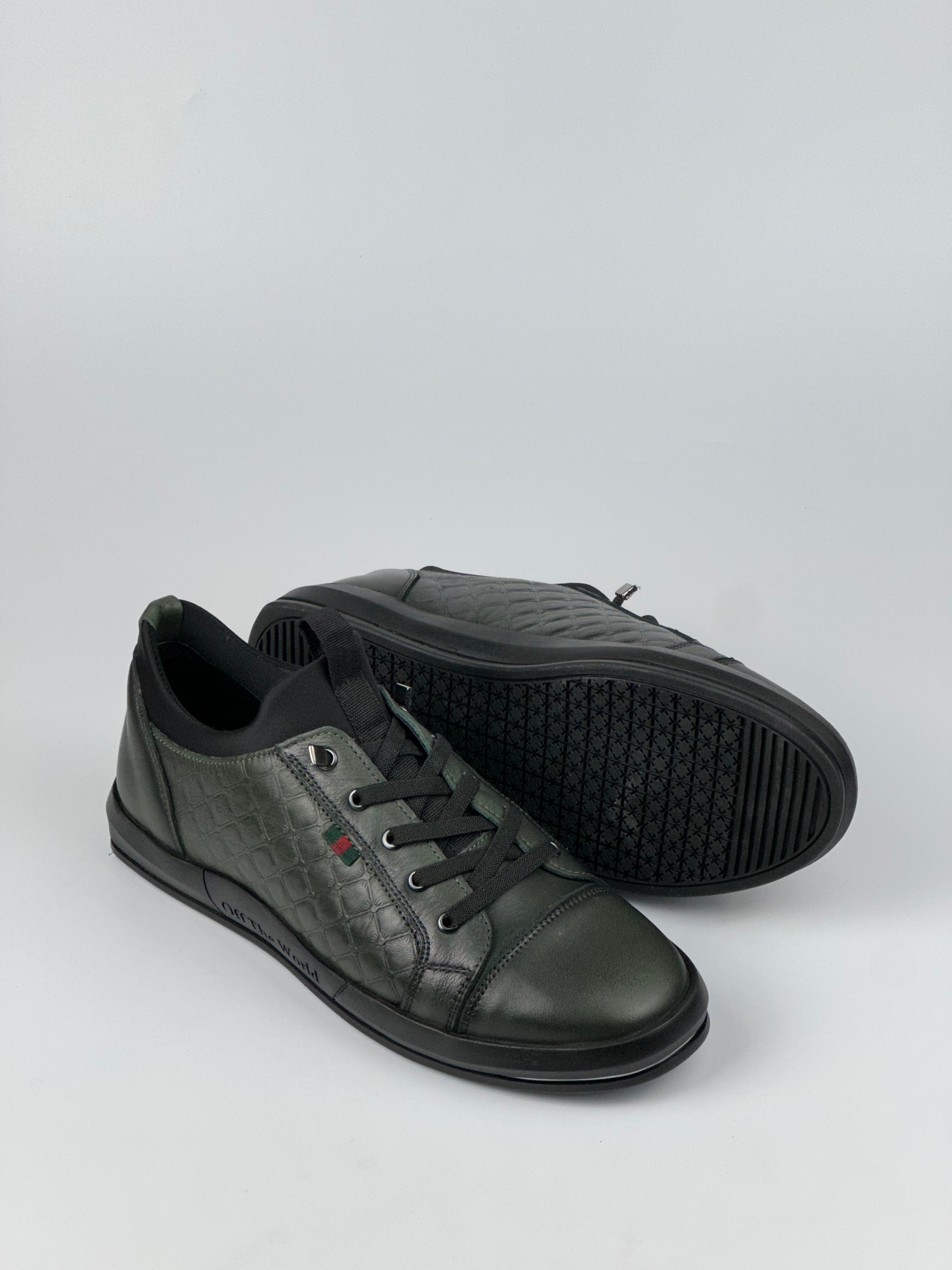 Voyager Siyah Deri Günlük Erkek Ayakkabı