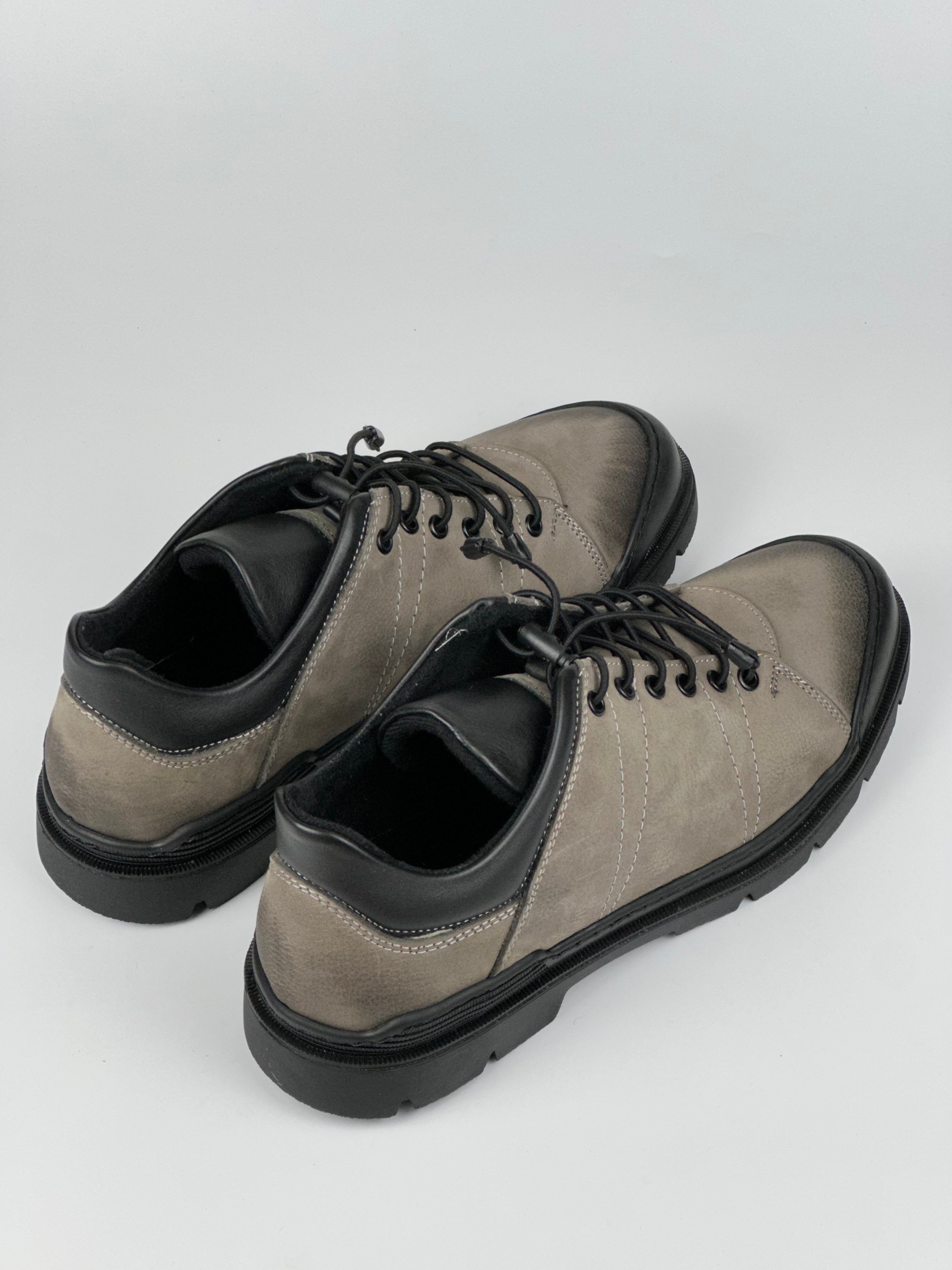 UrbanFlex Haki Deri Günlük Erkek Ayakkabı