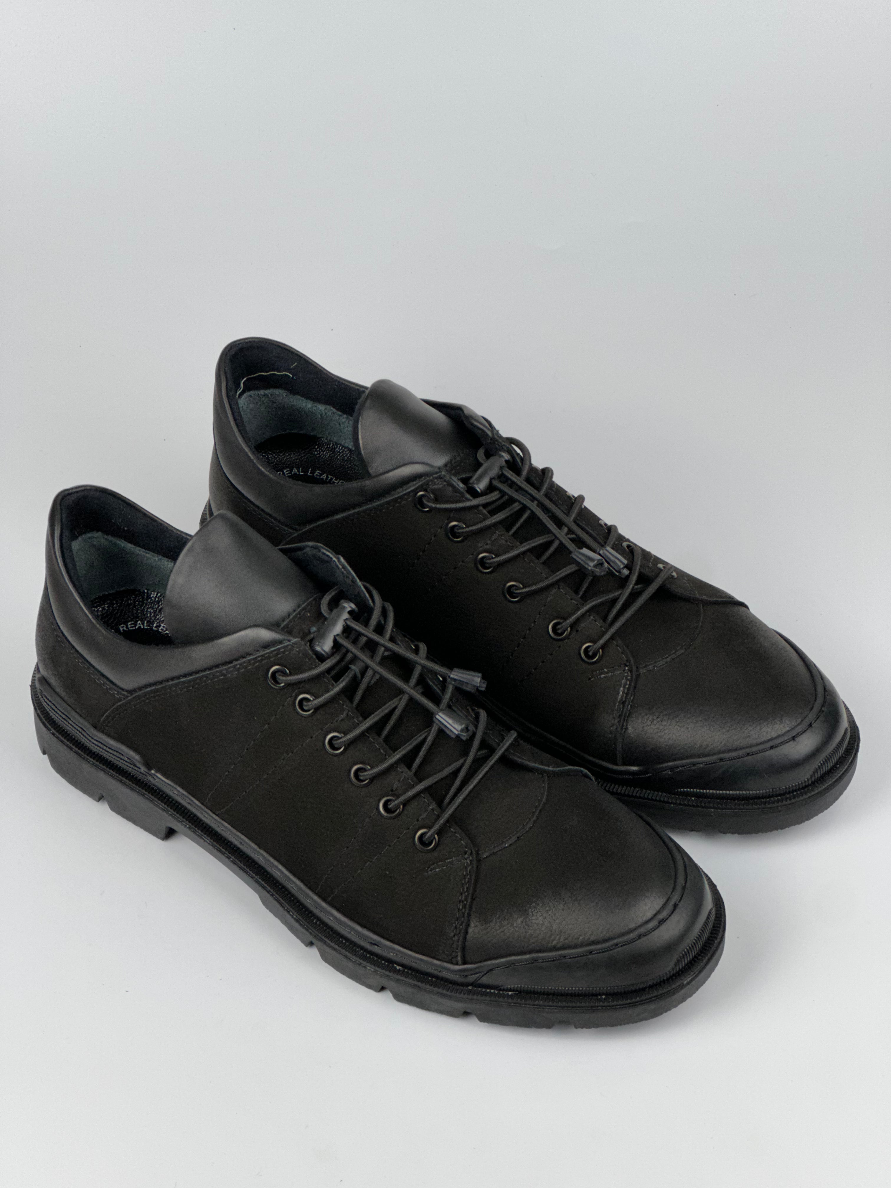 UrbanFlex Haki Deri Günlük Erkek Ayakkabı